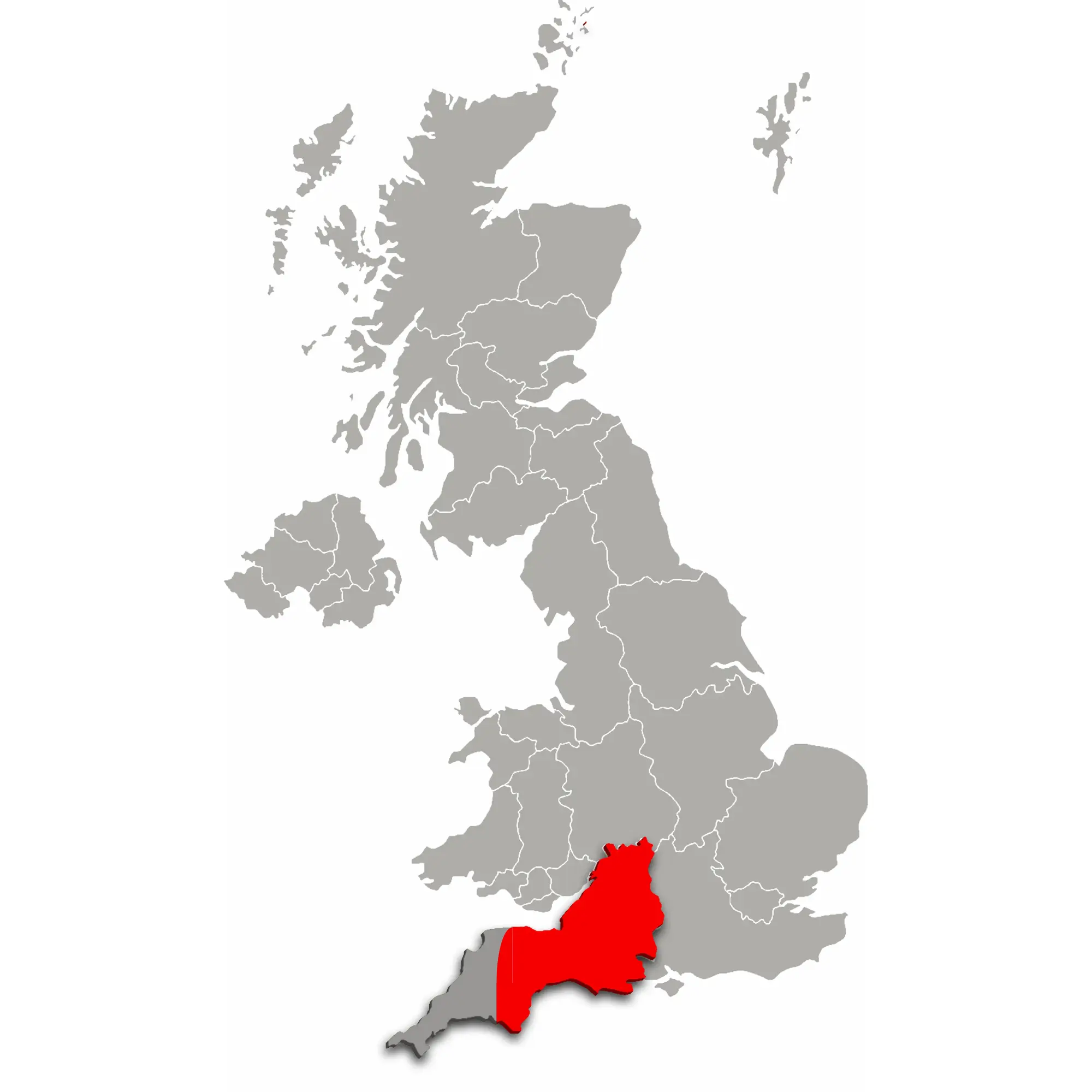 South West England coverage area